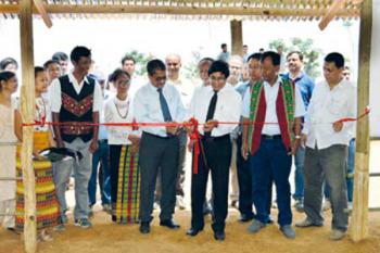 Launching of alternative semi-intensive mithun rearing system in the farmers’ field